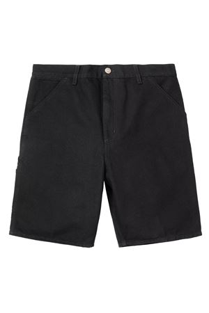 Shorts in cotone denim nero CARHARTT WIP | I02794289